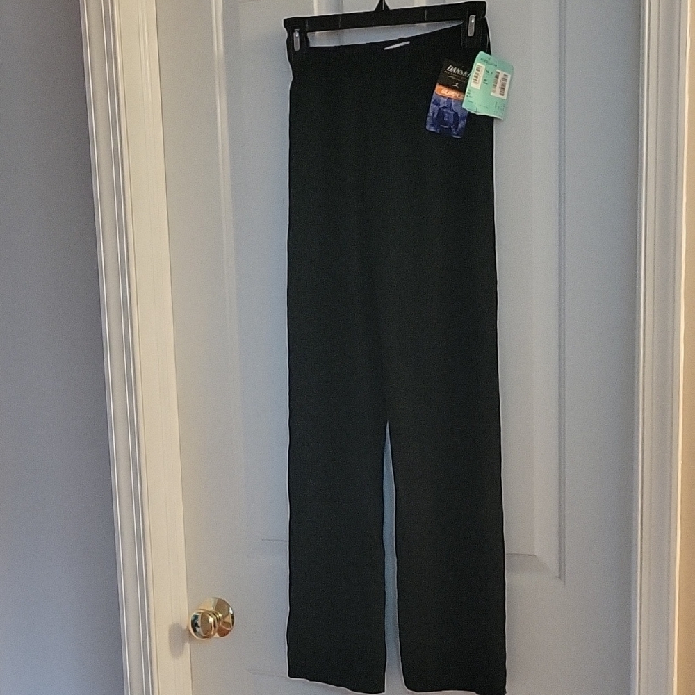 Danskin black elastic waist women's Pants small
